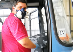 Durante un lavoro di sanificazione